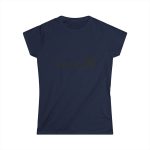 Camiseta mujer Softstyle - Azul marino - Una i pus Camiseta mujer Softstyle - Azul marino - Una i pus