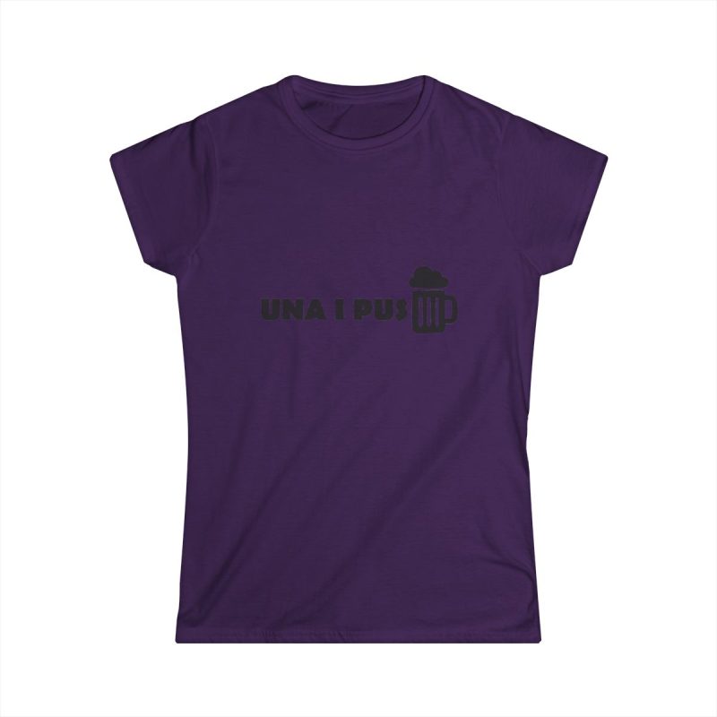 Camiseta mujer Softstyle - Morado - Una i pus