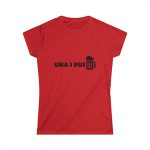 Camiseta mujer Softstyle - Rojo - Una i pus Camiseta mujer Softstyle - Rojo - Una i pus