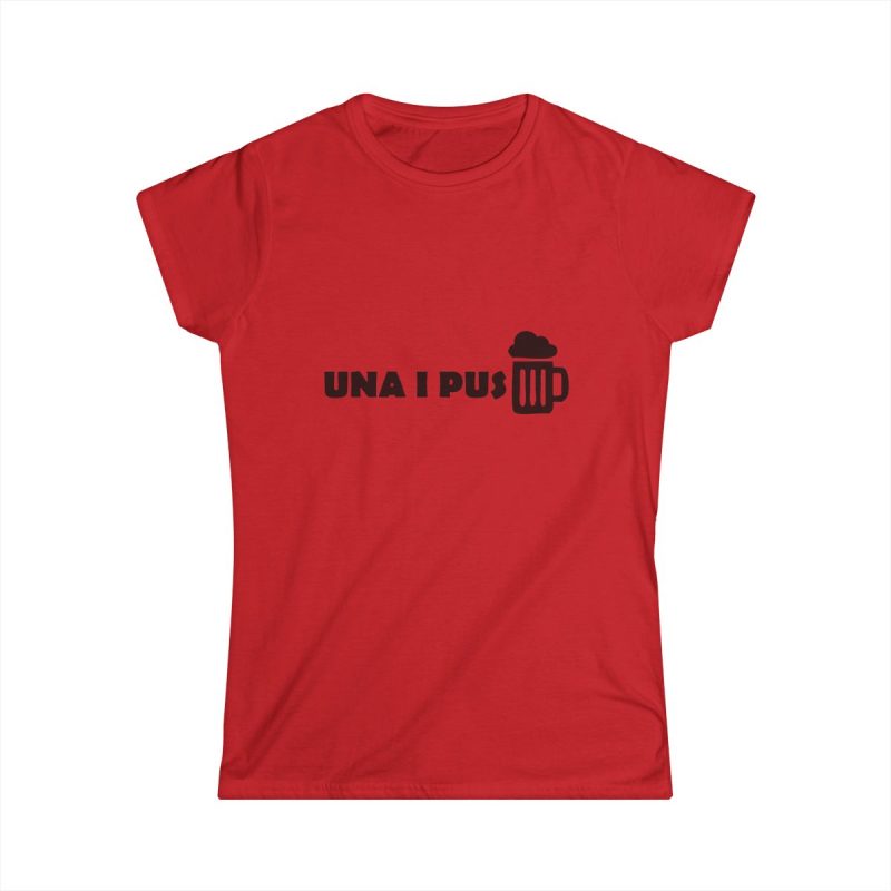 Camiseta mujer Softstyle - Rojo - Una i pus
