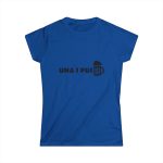 Camiseta mujer Softstyle - Azul royal - Una i pus Camiseta mujer Softstyle - Azul royal - Una i pus