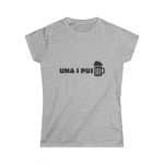 Camiseta mujer Softstyle - Gris deportivo - Una i pus Camiseta mujer Softstyle - Gris deportivo - Una i pus