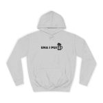 Sudadera universitaria - Gris jaspeado claro - Una i pus
