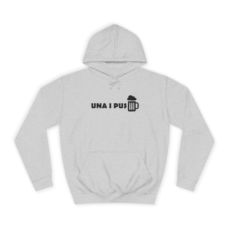 Sudadera universitaria - Gris jaspeado claro - Una i pus