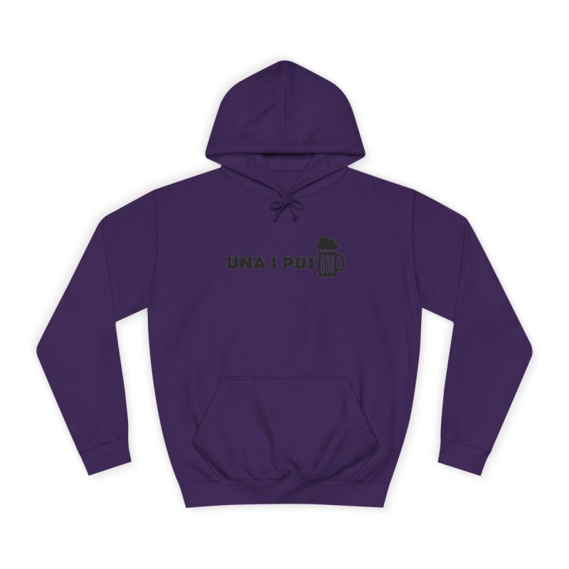 Sudadera universitaria - Morado - Una i pus