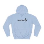 Sudadera universitaria - Azul cielo - Una i pus