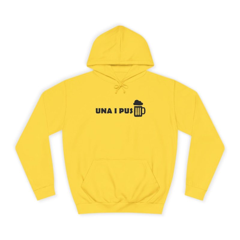 Sudadera universitaria - Amarillo sol - Una i pus