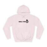 Sudadera universitaria - Rosa bebe - Una i pus