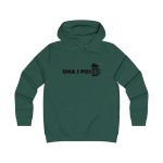 Sudadera universitaria mujer - Verde botella - Una i pus
