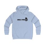 Sudadera universitaria mujer - Azul cielo - Una i pus
