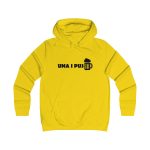 Sudadera universitaria mujer - Amarillo sol - Una i pus