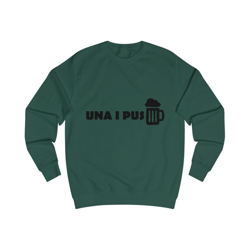 Sudadera clasica - Verde botella - Una i pus
