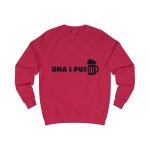 Sudadera clasica - Rojo fuego - Una i pus Sudadera clasica - Rojo fuego - Una i pus
