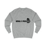 Sudadera clasica - Gris jaspeado claro - Una i pus Sudadera clasica - Gris jaspeado claro - Una i pus