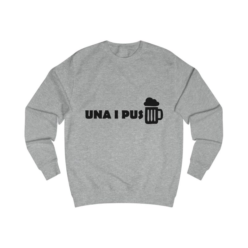 Sudadera clasica - Gris jaspeado claro - Una i pus