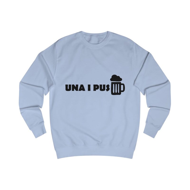 Sudadera clasica - Azul cielo - Una i pus