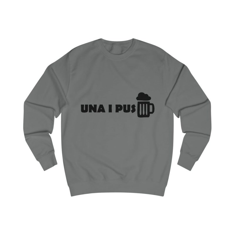 Sudadera clasica - Gris acero - Una i pus