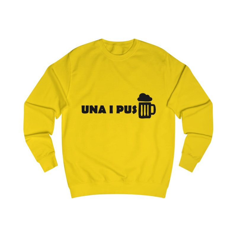 Sudadera clasica - Amarillo sol - Una i pus