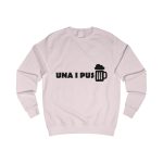 Sudadera clasica - Rosa bebe - Una i pus Sudadera clasica - Rosa bebe - Una i pus
