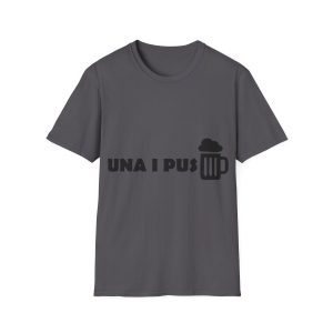 Camiseta Softstyle - Gris marengo - Una i pus