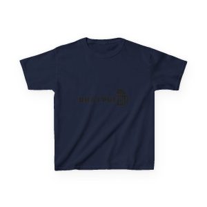 Camiseta infantil algodon grueso - Azul marino - Una i pus