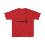 Camiseta infantil algodon grueso - Rojo - Una i pus