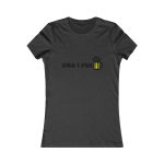 Camiseta mujer Favorite - Gris antracita jaspeado - Camiseta «Una i pus» cervessa Camiseta mujer Favorite - Gris antracita jaspeado - Camiseta «Una i pus» cervessa