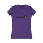 Camiseta mujer Favorite - Morado equipo - Camiseta «Una i pus» cervessa Camiseta mujer Favorite - Morado equipo - Camiseta «Una i pus» cervessa