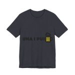 Camiseta jersey manga corta - Azul marino jaspeado - Camiseta «Una i pus» cervessa