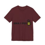 Camiseta jersey manga corta - Granate - Camiseta «Una i pus» cervessa