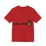 Camiseta jersey manga corta - Rojo - Camiseta «Una i pus» cervessa