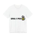 Camiseta jersey manga corta - Blanco - Camiseta «Una i pus» cervessa