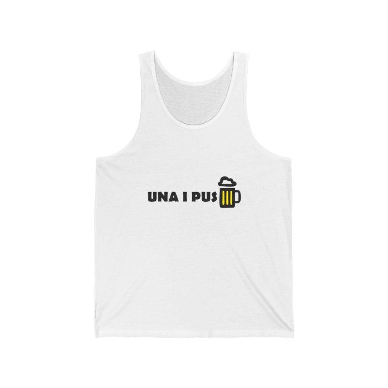 Camiseta de tirantes - Blanco - Camiseta «Una i pus» cervessa