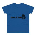 Camiseta hombre punto liso - Azul royal intenso - Una i pus Camiseta hombre punto liso - Azul royal intenso - Una i pus