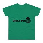 Camiseta hombre punto liso - Verde Kelly - Una i pus Camiseta hombre punto liso - Verde Kelly - Una i pus