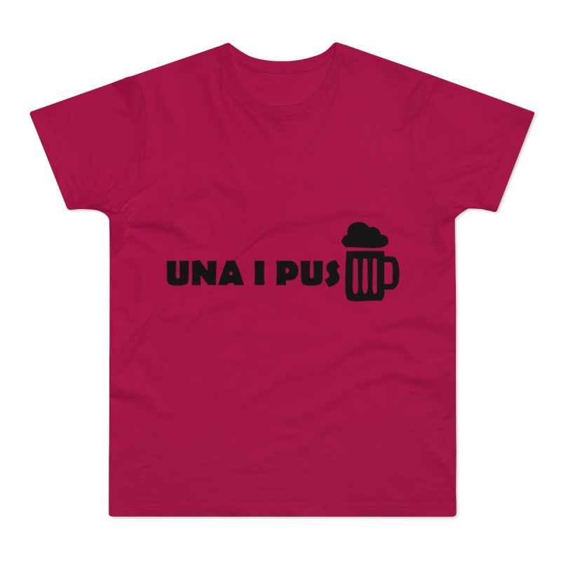 Camiseta hombre punto liso - Sorbete - Una i pus