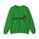 Sudadera cuello redondo - Verde irlandes - Camiseta «Una i pus» cervessa