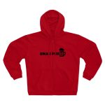 Sudadera capucha con cremallera premium - Rojo - Una i pus Sudadera capucha con cremallera premium - Rojo - Una i pus