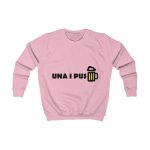 Sudadera infantil - Rosa bebe - Camiseta «Una i pus» cervessa Sudadera infantil - Rosa bebe - Camiseta «Una i pus» cervessa