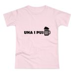 Camiseta mujer punto liso - Rosa orquidea - Una i pus