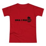 Camiseta mujer punto liso - Rojo - Una i pus
