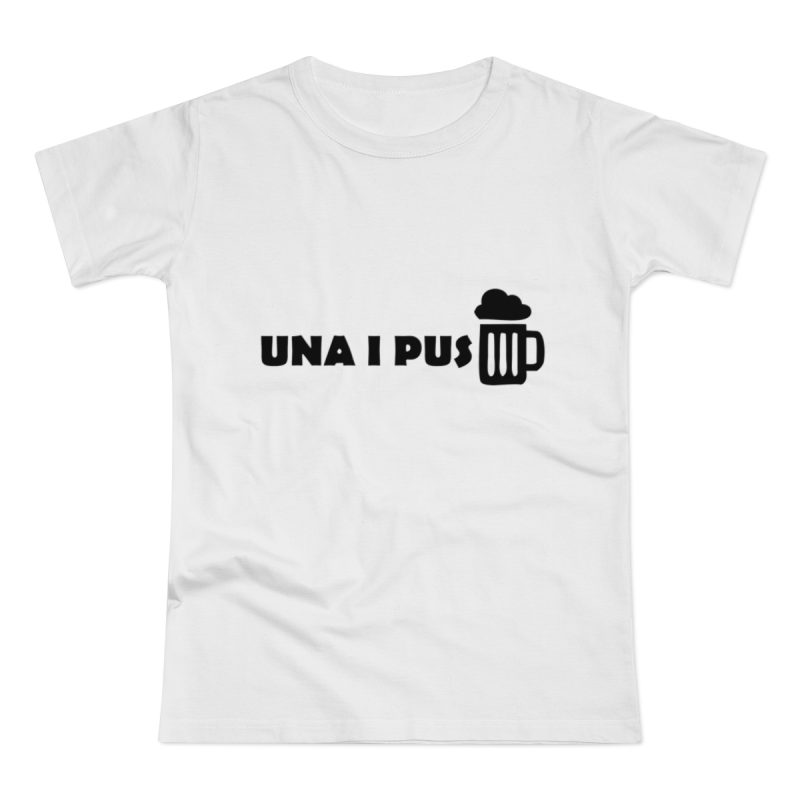 Camiseta mujer punto liso - Blanco - Una i pus