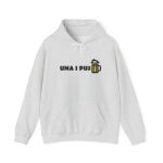 Sudadera con capucha - Gris ceniza - Camiseta «Una i pus» cervessa