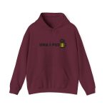 Sudadera con capucha - Granate - Camiseta «Una i pus» cervessa