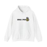 Sudadera con capucha - Blanco - Camiseta «Una i pus» cervessa