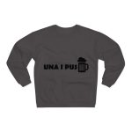 Sudadera cuello redondo premium - Antracita - Una i pus Sudadera cuello redondo premium - Antracita - Una i pus