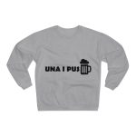 Sudadera cuello redondo premium - Gris jaspeado claro - Una i pus Sudadera cuello redondo premium - Gris jaspeado claro - Una i pus