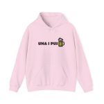 Sudadera con capucha - Rosa claro - Camiseta «Una i pus» cervessa