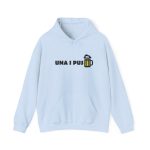 Sudadera con capucha - Azul claro - Camiseta «Una i pus» cervessa