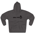 Sudadera con capucha cerrada - Antracita - Una i pus